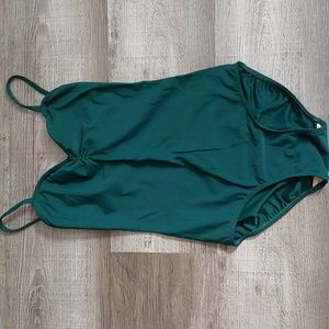 Beautiful green adult small leotard